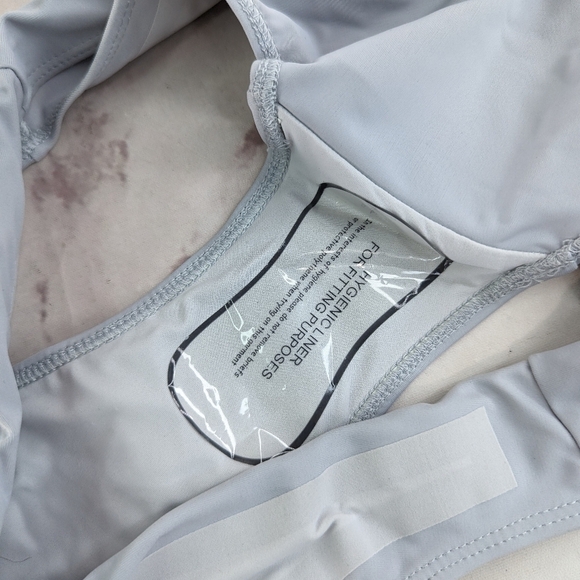 ADAY Swimsuit Women Small It Takes Two Gray Sporty Bikini Bottom Swim Athletic - Picture 9 of 9